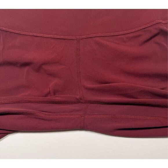 Lululemon Align High Rise Pant 26" inseam Red Merlot W5CT3S Size 4 Athleisure - Picture 4 of 8